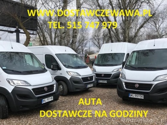AUTA DOSTAWCZE NA GODZINY !!!